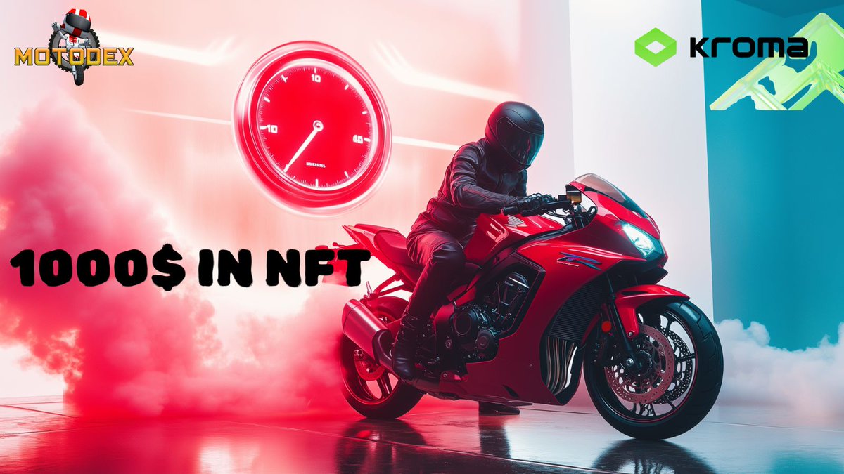 motodex_game's tweet image. ๐งฉ Motodex x @kroma_network Exclusive NFT Airdrop๐งฉ
Join now for a chance to win: connect your wallet and push the POAP button!
๐ 07- 15 February, 2025
๐ Reward Pool: 1000 NFTs for 20 winners!
Don't miss out! Join here ๐ app.motodex.dexstudios.games/?chain=kroma