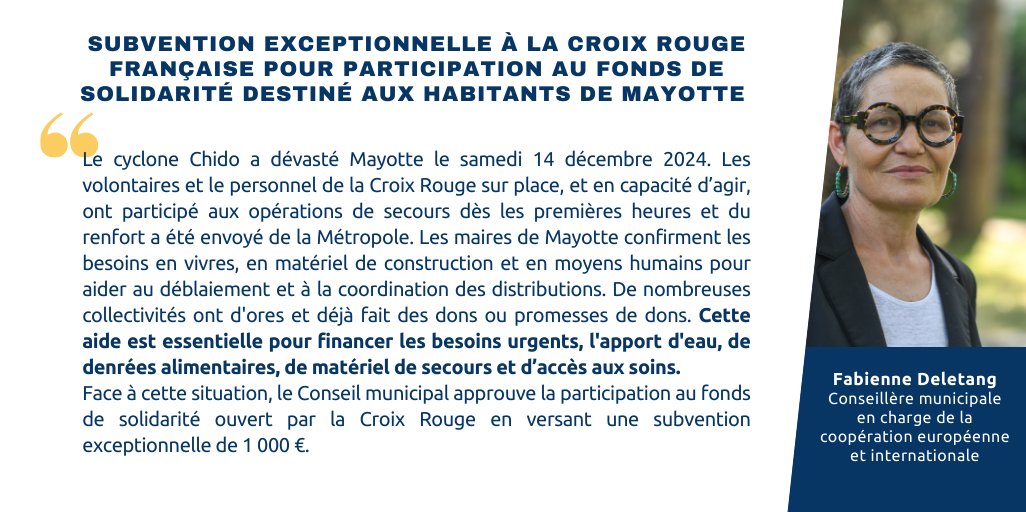 #ConseilMunicipal - 🗣️ Intervention de Fabienne Deletang