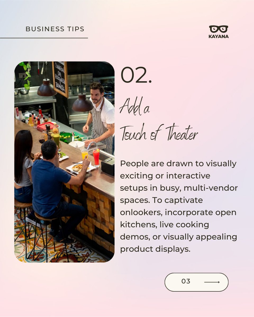 KayanaBusiness's tweet photo. Stand Out. Sell More. Stay Ahead.⁠
⁠
In a crowded space, experience is everything. Make your business unforgettable with seamless ordering, interactive setups, and exclusive deals.⁠
⁠ https://t.co/lf5IX98c2h