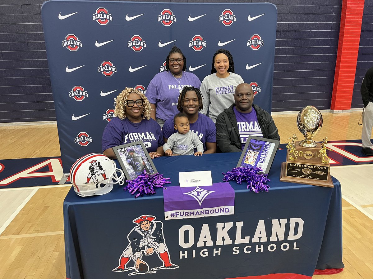 OHSPatsFootball (@ohspatsfootball) on Twitter photo Congrats to <a href="/calebellison_8/">Caleb Ellison</a> for signing with <a href="/PaladinFootball/">Furman Football</a>!! True Qb for the defense!!! #OaklandTN Congrats to <a href="/calebellison_8/">Caleb Ellison</a> for signing with <a href="/PaladinFootball/">Furman Football</a>!! True Qb for the defense!!! #OaklandTN