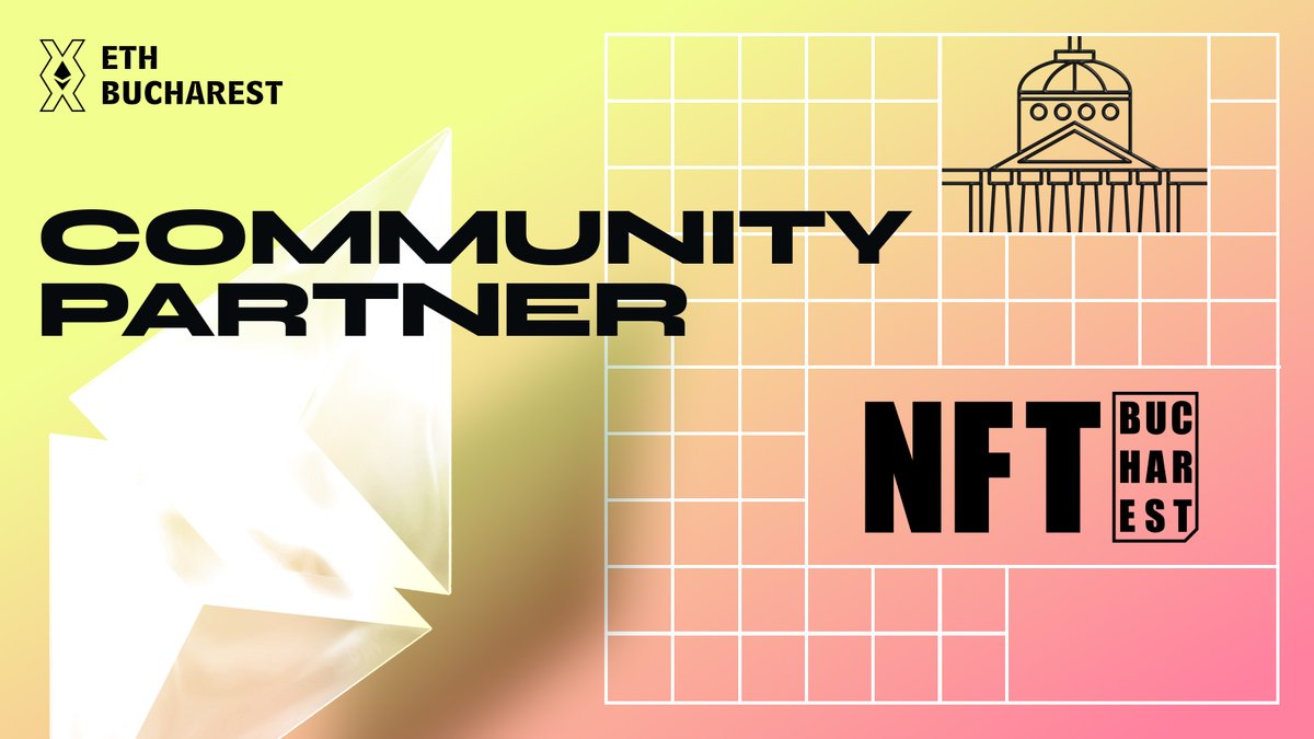 ETH Bucharest (@ethbucharest_) on Twitter photo We're happy to introduce you to <a href="/nft_bucharest/">NFT Bucharest: May 8-9 🚀</a> whom once more joins #ETHBucharest as Community Partner 🤝
NFT Bucharest represents a vibrant community and event series in Romania, celebrating the intersection of art, technology, and blockchain.
It brings together creators, We're happy to introduce you to <a href="/nft_bucharest/">NFT Bucharest: May 8-9 🚀</a> whom once more joins #ETHBucharest as Community Partner 🤝
NFT Bucharest represents a vibrant community and event series in Romania, celebrating the intersection of art, technology, and blockchain.
It brings together creators,