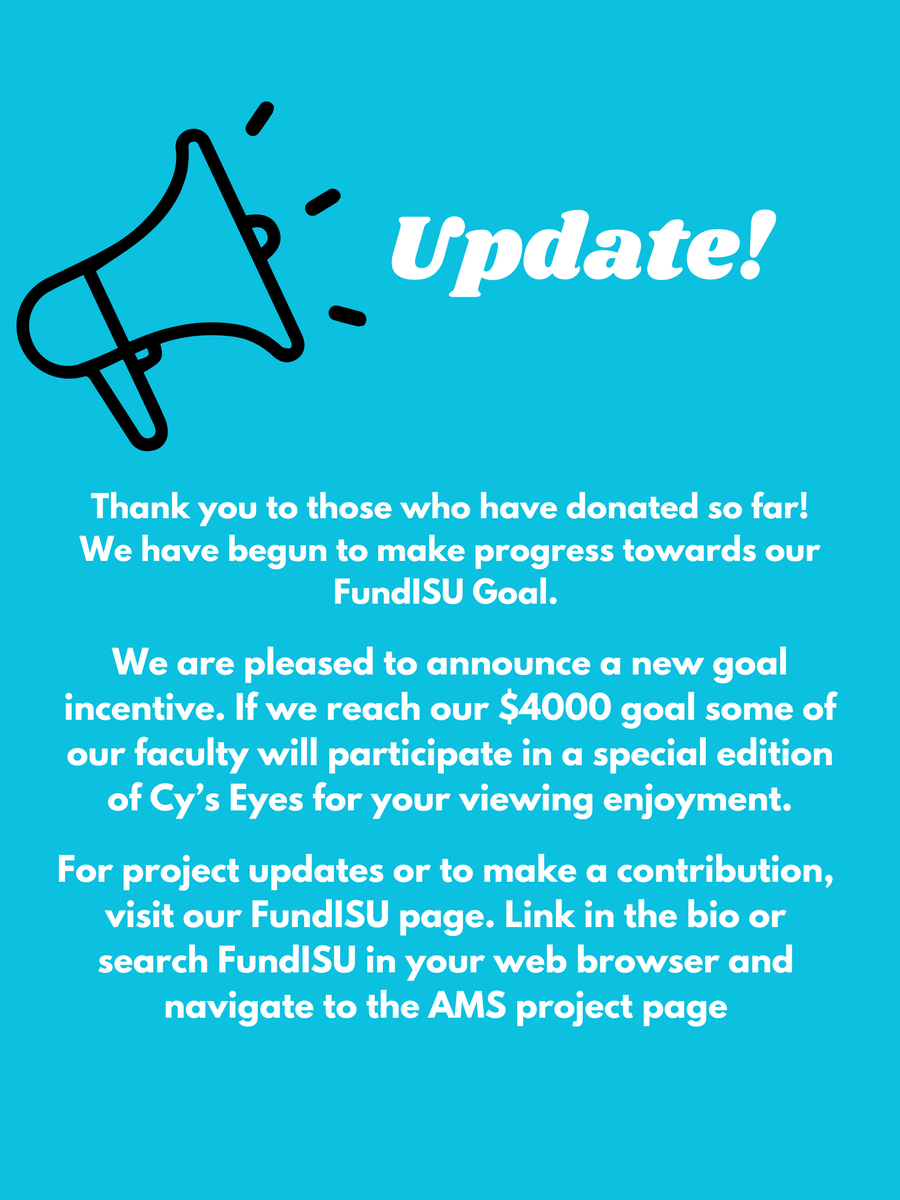 Iowa State AMS tweet media