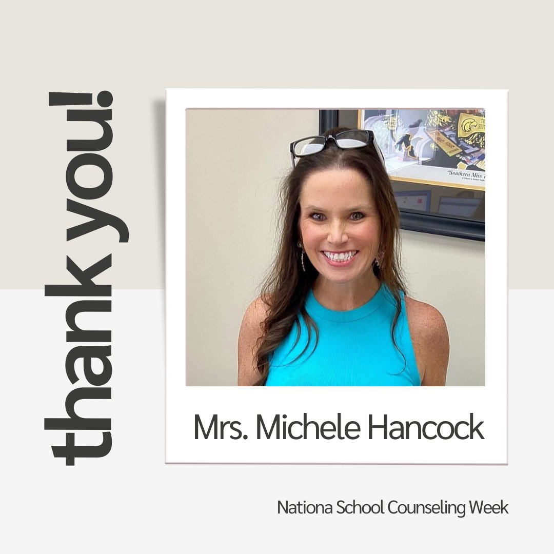 NWRankinHS's tweet photo. Happy National School Counseling Week! A huge thank you to our amazing counselors for their dedication, guidance, and support. Today, we honor Mrs. Hancock Drop a ❤️ in the comments to show your appreciation! #NSCW https://t.co/2Q8FZDazcY