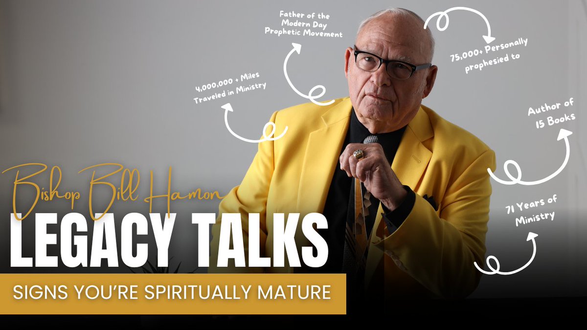ciministries's tweet image. Maturity isn’t about age—it’s about growth, wisdom, and the process God takes you through.

Watch now: youtu.be/6IgzBv7rpWQ

#SpiritualMaturity #PropheticWisdom #LegacyTalks #BishopBillHamon #ChristianGrowth