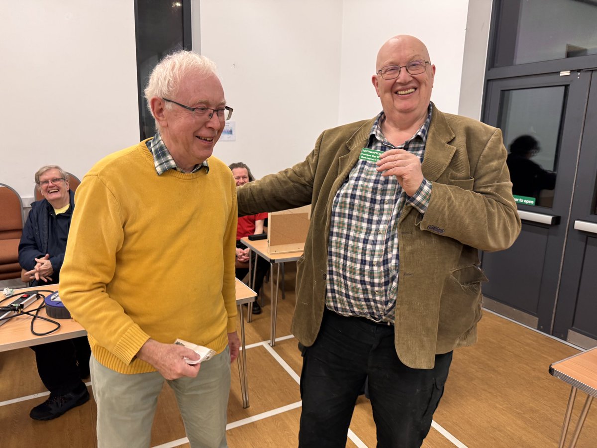 EEMRC's tweet image. Congratulations to are chairman Chris Robertson on winning the Southampton model railway society’s founders cup with his fabulous staindrop 7mm layout (photos credits to Chris Nevard)