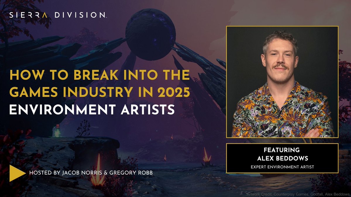 🎞️The recording of our Discord Event "How to Break Into the Game Industry in 2025" featuring <a href="/BeddowsDesign/">Alex Beddows</a> is now available on YouTube. Check it out: youtube.com/watch?v=LTXJrq…