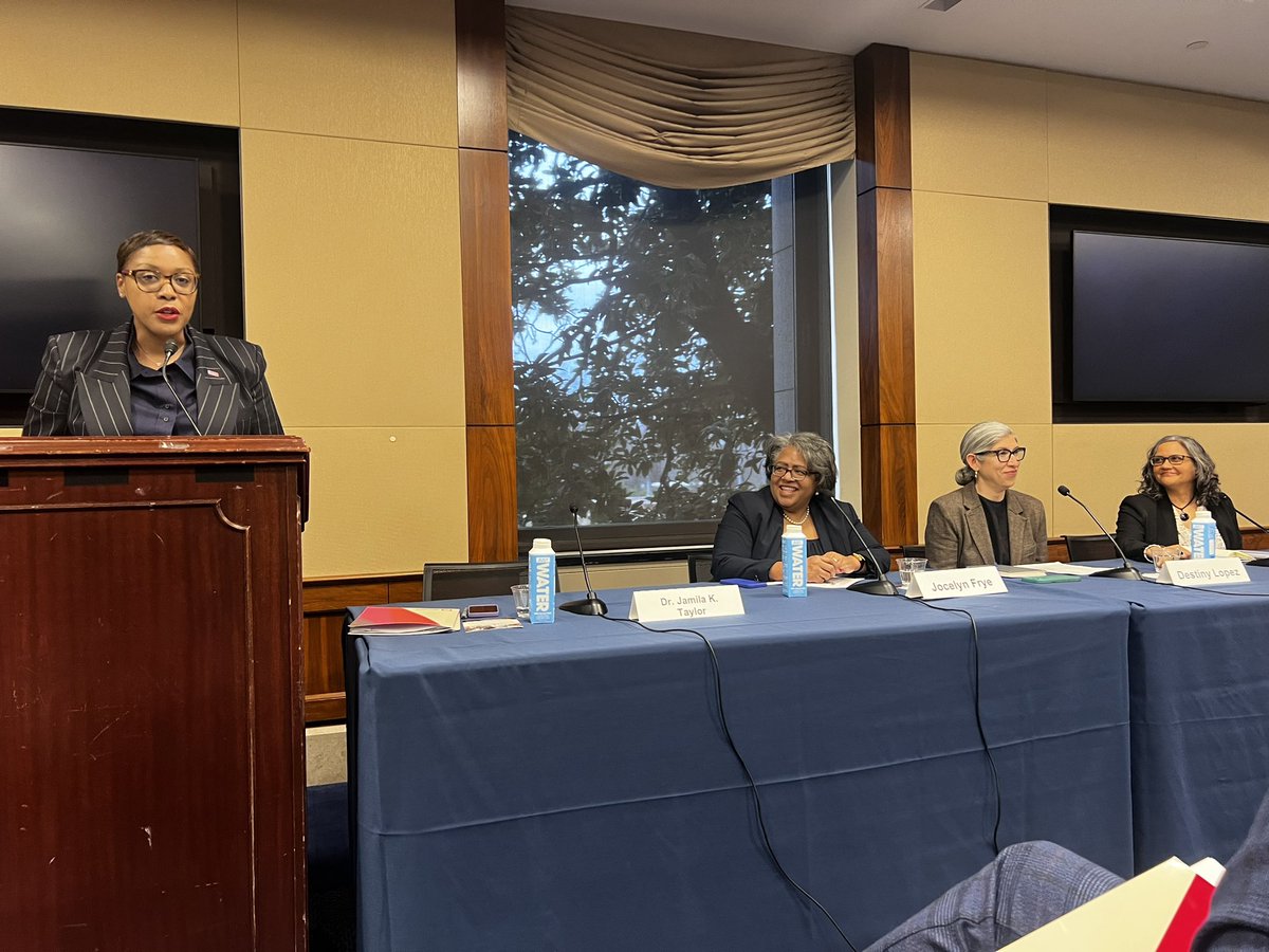 IWPR (@iwpresearch) on Twitter photo Join us as we kick off our panel discussion with <a href="/pronitag/">Pronita Gupta</a> (Workshop),
<a href="/drtaylor09/">Dr. Jamila Taylor</a> (<a href="/IWPResearch/">IWPR</a>),
<a href="/jocelyncfrye/">Jocelyn Frye</a> (<a href="/NPWF/">National Partnership</a>), Destiny Lopez (<a href="/Guttmacher/">Guttmacher Institute</a>)
IWPR.org Join us as we kick off our panel discussion with <a href="/pronitag/">Pronita Gupta</a> (Workshop),
<a href="/drtaylor09/">Dr. Jamila Taylor</a> (<a href="/IWPResearch/">IWPR</a>),
<a href="/jocelyncfrye/">Jocelyn Frye</a> (<a href="/NPWF/">National Partnership</a>), Destiny Lopez (<a href="/Guttmacher/">Guttmacher Institute</a>)
IWPR.org