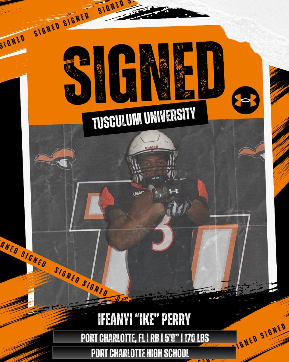 Tusculum Football (@tusculumfb) on Twitter photo SIGNED! 🖊️
Pioneer Nation, welcome our newest member of the Pioneer Family <a href="/Showtime_Ike/">Ifeanyi (Ike)Perry #3</a> 🟠⚫️
#PioneerUp #TusculumFootball SIGNED! 🖊️
Pioneer Nation, welcome our newest member of the Pioneer Family <a href="/Showtime_Ike/">Ifeanyi (Ike)Perry #3</a> 🟠⚫️
#PioneerUp #TusculumFootball