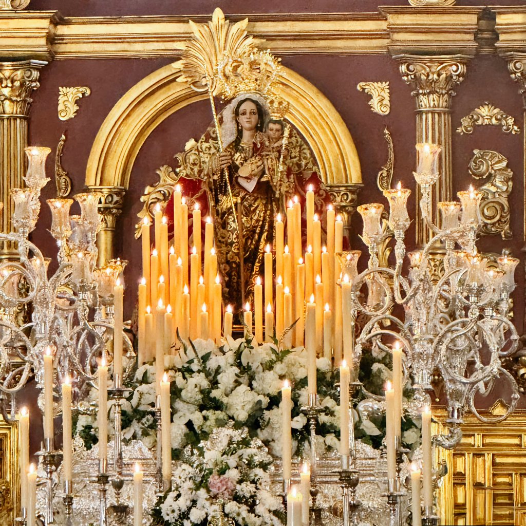 Gracias por un año más de fervor y devoción a la Santísima Virgen de la Candelaria, Patrona de #Colmenar (#Málaga).
#CofradíasMLG