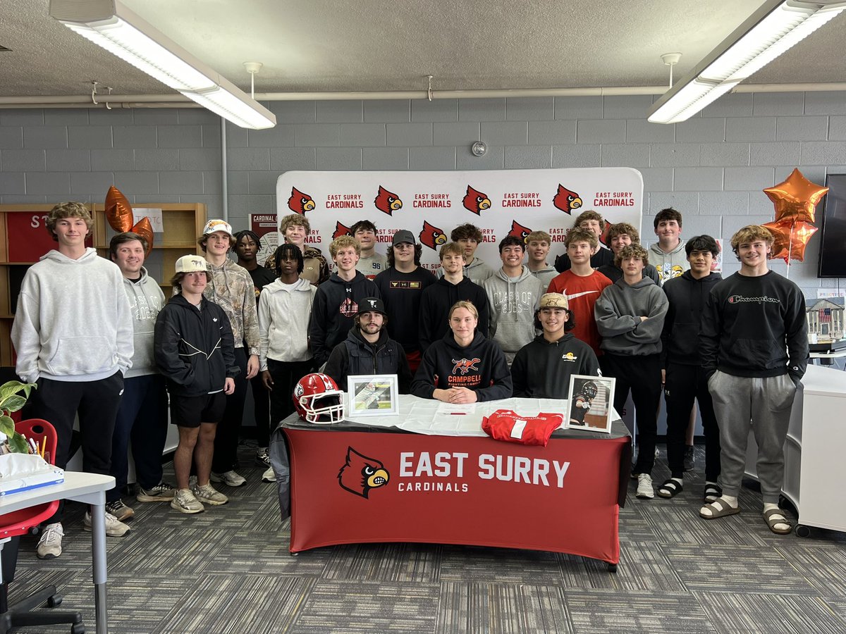 Congrats to Stevie Keener on signing to continue his football and academic career at Campbell University! Proud of you Stevie!!!