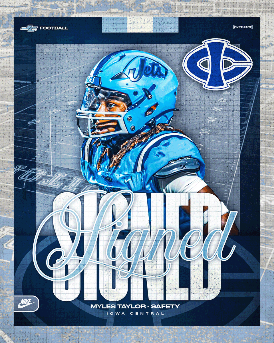 JCJetsFootball's tweet photo. Congratulations to Safety Myles Taylor for signing with Iowa Central today!
@MylesTaylor_14
@TritonNation
#BuiltOnCountyLine #NextLevelJets https://t.co/lWrWCu4PWz