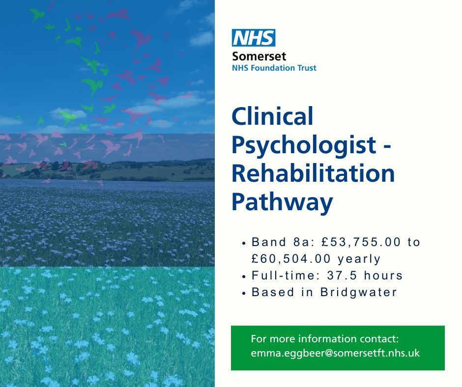Are you a skilled Clinical Psychologist passionate about transforming lives and supporting individuals with complex mental health needs? We're seeking an enthusiastic professional to join our Rehabilitation Pathway.

Apply now buff.ly/3EjwCBB