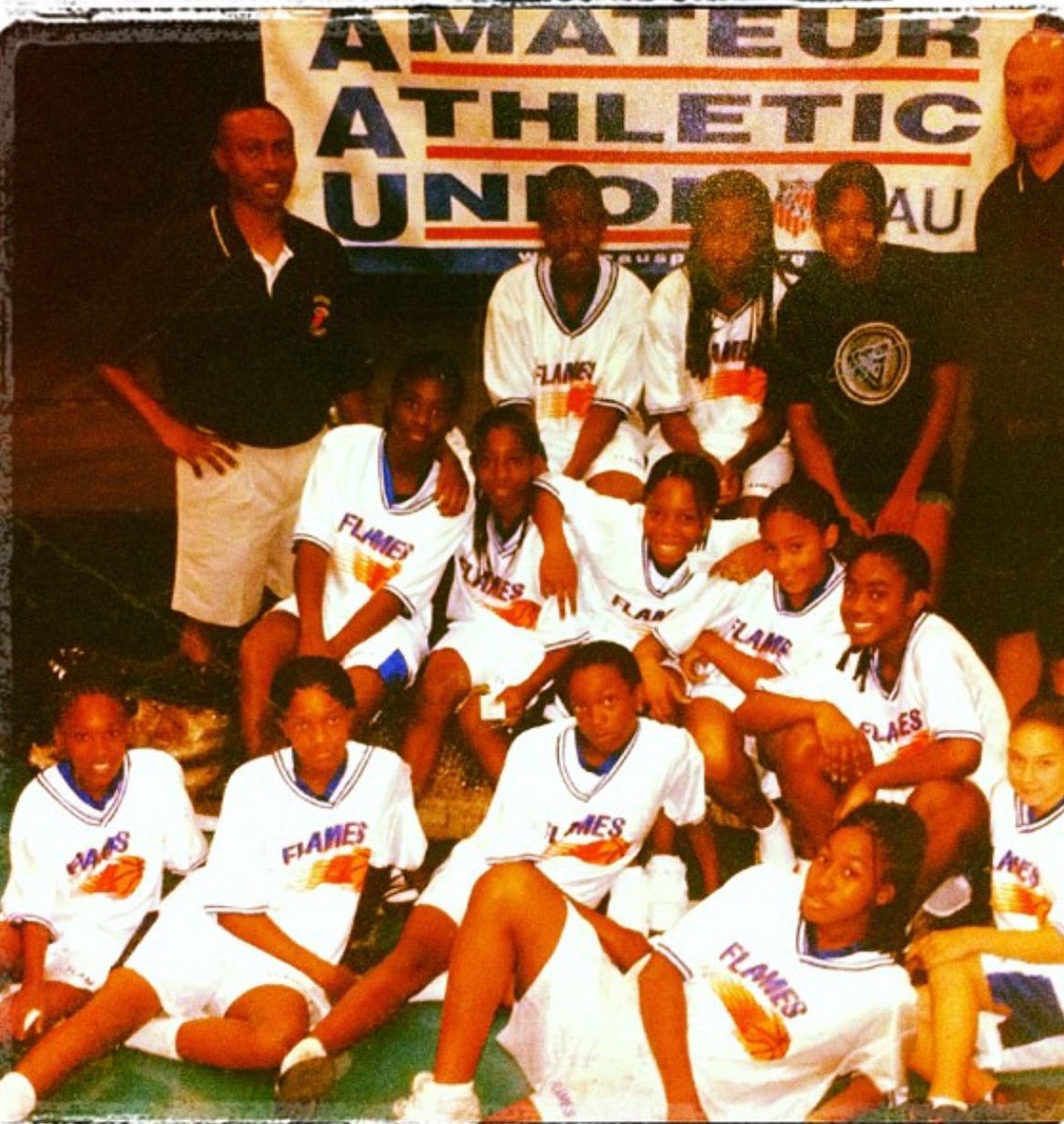 An orange ball, this organization, and these incredible people changed my life forever. Happy National Girls and Women in Sports Day!  Family Always. ❤️🤞🏾
