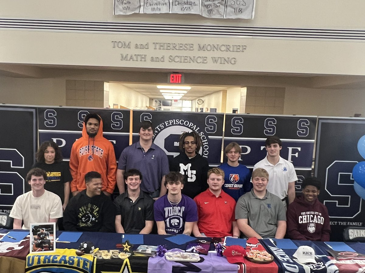 All Saints' Athletes (@ptfathletics) on Twitter photo Congrats to our 13 seniors who signed their letters of intent to play sports at the next level! #PTF <a href="/PTFFootball/">All Saints' Football</a> <a href="/PTFWBB/">All Saints' Women's Basketball</a> <a href="/PTFBaseball/">All Saints' Baseball</a> <a href="/CoachBeck_PTF/">Coach Aaron Beck</a> <a href="/PTFMLacrosse/">All Saints' Lacrosse</a> Congrats to our 13 seniors who signed their letters of intent to play sports at the next level! #PTF <a href="/PTFFootball/">All Saints' Football</a> <a href="/PTFWBB/">All Saints' Women's Basketball</a> <a href="/PTFBaseball/">All Saints' Baseball</a> <a href="/CoachBeck_PTF/">Coach Aaron Beck</a> <a href="/PTFMLacrosse/">All Saints' Lacrosse</a>