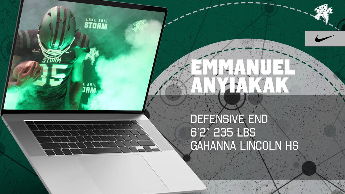 Lake Erie Storm Football (@lakeeriefb) on Twitter photo Welcome to The Family Emmanuel!
โ๐ผ| Emmanuel Anyiakak
๐ฑ| <a href="/EAnyiakak/">Emmanuel Anyiakak</a>
๐| Gahanna Lincoln HS
๐จ| DE
๐| 6โ2 235
๐ฌ| hudl.com/video/3/218876โฆ
#PTC | #NSD25 | #RageOn Welcome to The Family Emmanuel!
โ๐ผ| Emmanuel Anyiakak
๐ฑ| <a href="/EAnyiakak/">Emmanuel Anyiakak</a>
๐| Gahanna Lincoln HS
๐จ| DE
๐| 6โ2 235
๐ฌ| hudl.com/video/3/218876โฆ
#PTC | #NSD25 | #RageOn