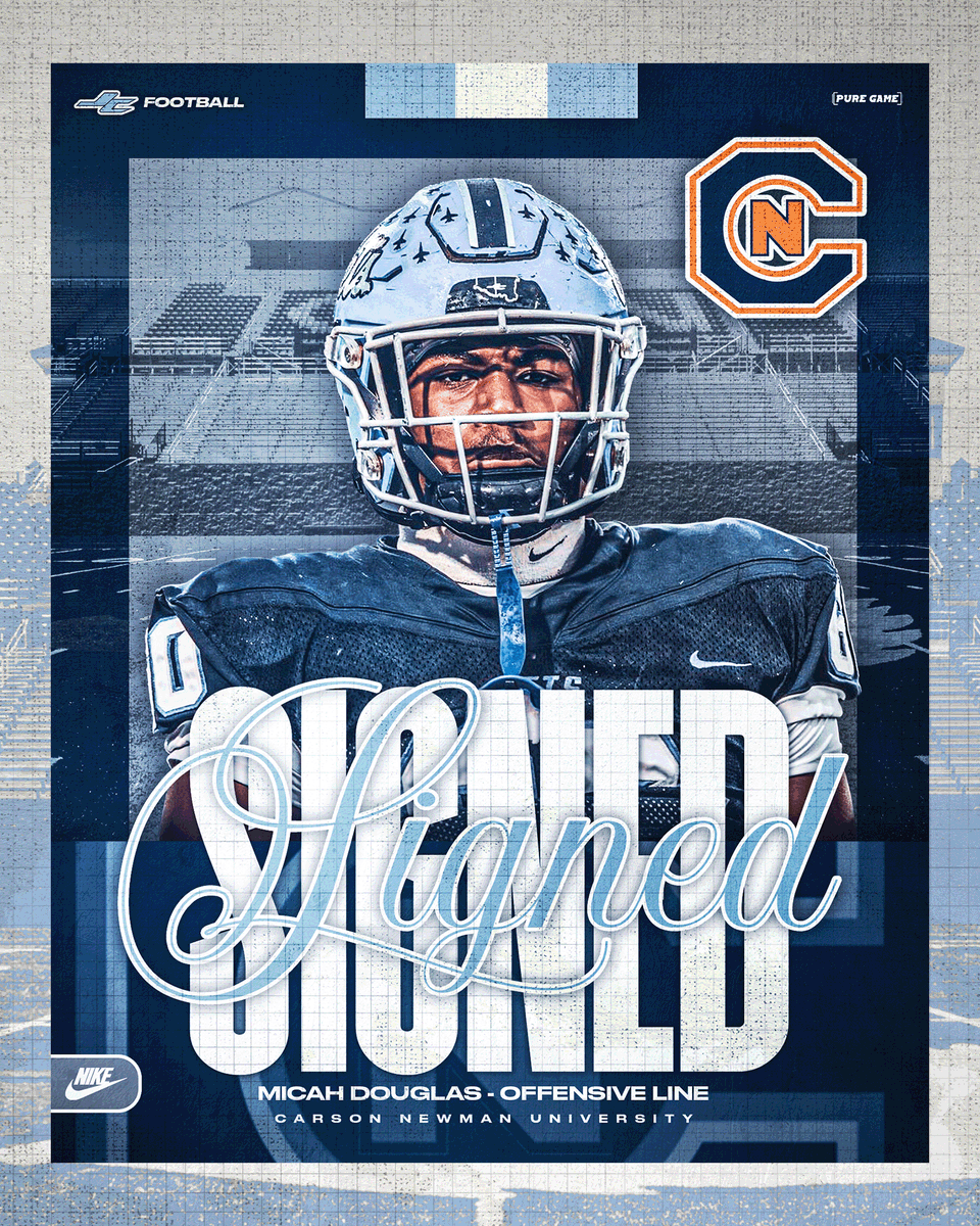 JCJetsFootball's tweet photo. Congratulations to Offensive Lineman Micah Douglas for signing with Carson Newman Today!
@MicahDouglas_60
@cnfootball
#BuiltOnCountyLine #NextLevelJets https://t.co/wKFFfltVgA