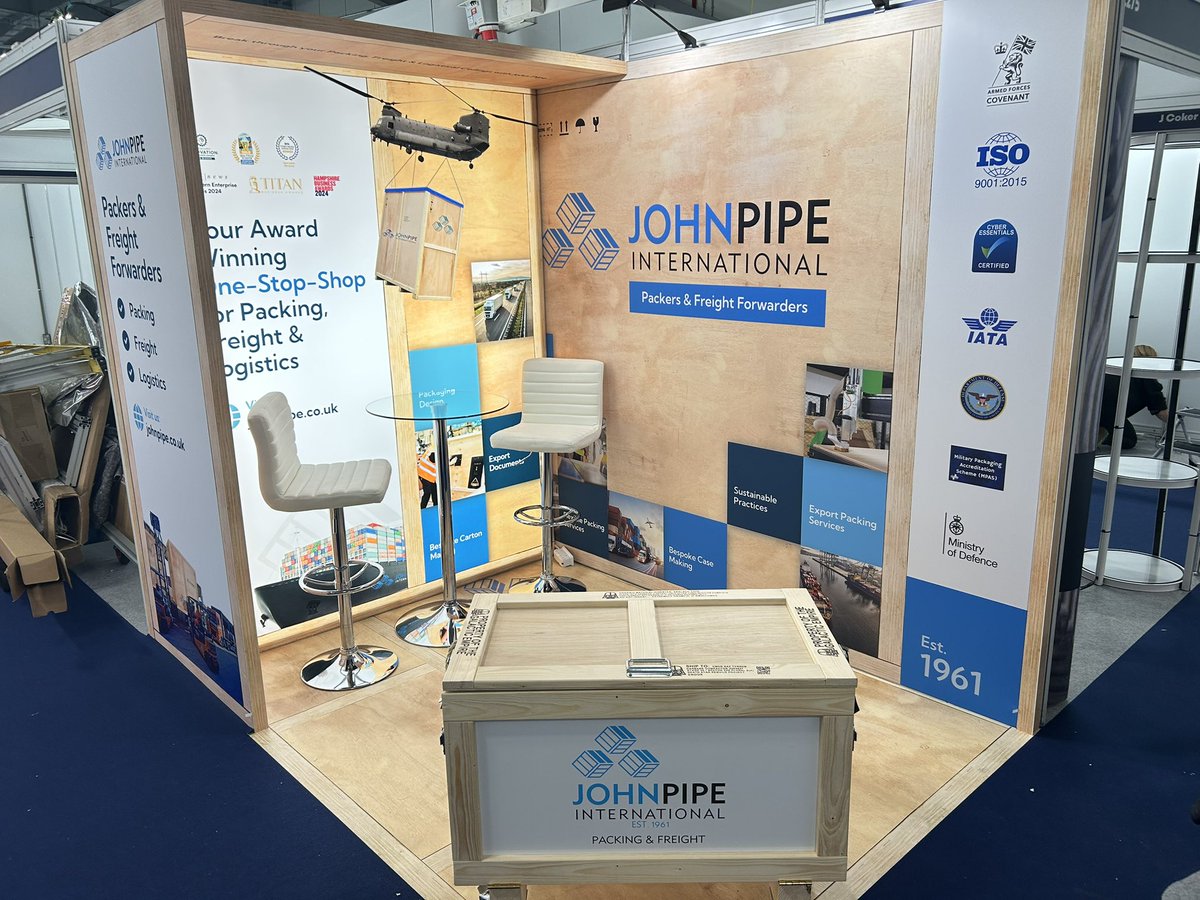 Small but impactful stand at #SouthernManufacturingandElectronics. Get in touch to discuss how we can help with your next exhibition stand. #SouthernManufacturing2025! @Industry_co_uk #exhibitionstands
