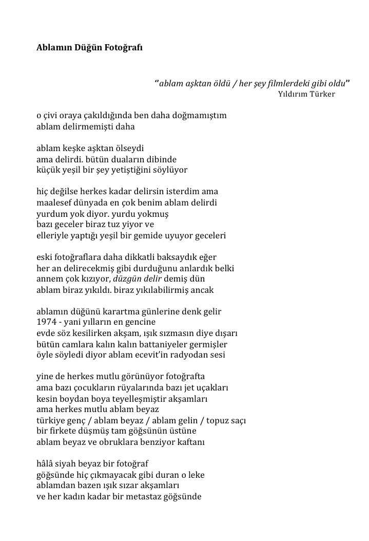 Yeni. 

Ablamın Düğün Fotoğrafı*