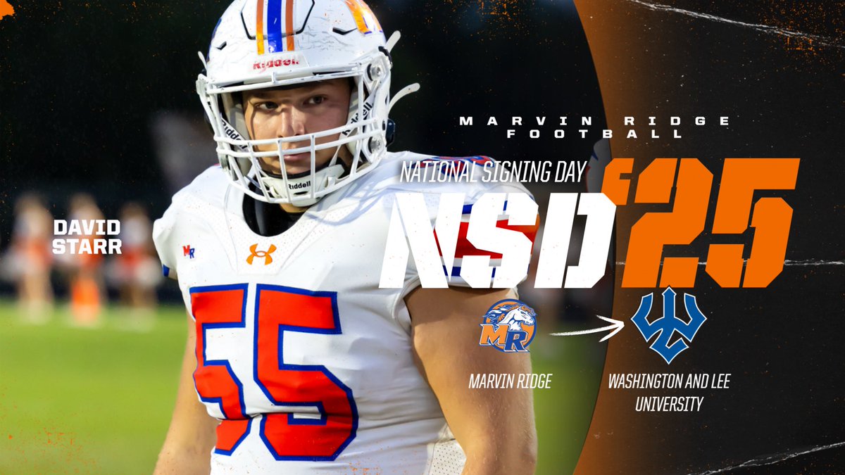 MarvinRidgeFB's tweet photo. National Signing Day 2025
David Starr - Offensive Center
Washington and Lee University https://t.co/vSgla2BcfR