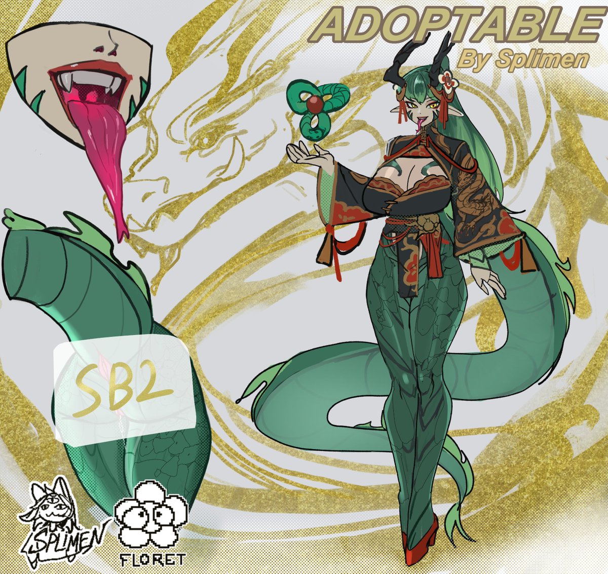 i fineshed new character dragon snike