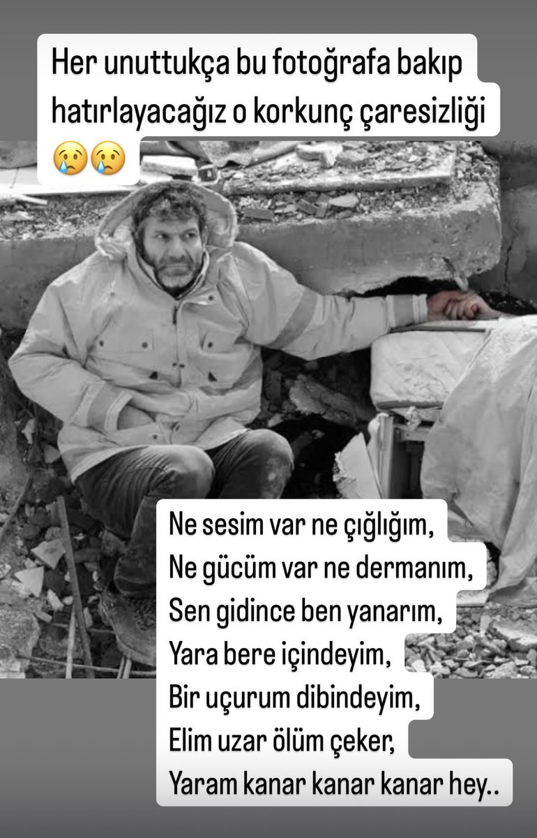 O gün hepimiz öldük…Bazılarımızı gömdüler…#SubatDepremi