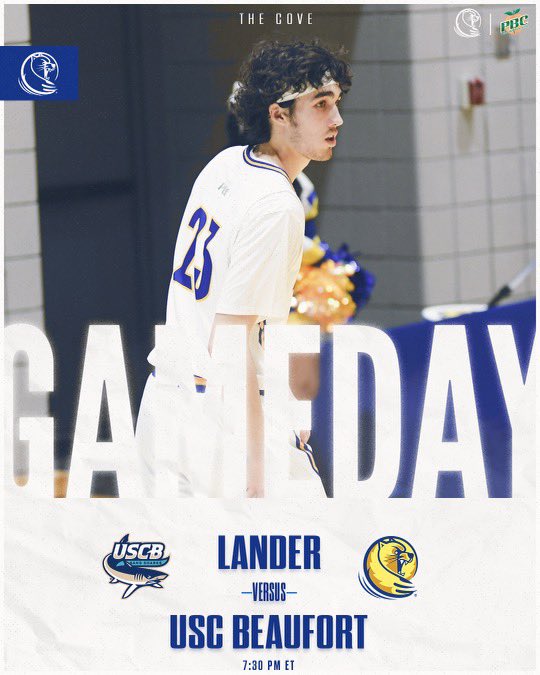 Lander Men's Basketball (@lander_mbb) on Twitter photo GAMEDAY TODAY๐ฅ
๐ USC Beaufort
โ๏ธ 7:30pm ET
๐ Bluffton, SC
#cLawsUp GAMEDAY TODAY๐ฅ
๐ USC Beaufort
โ๏ธ 7:30pm ET
๐ Bluffton, SC
#cLawsUp
