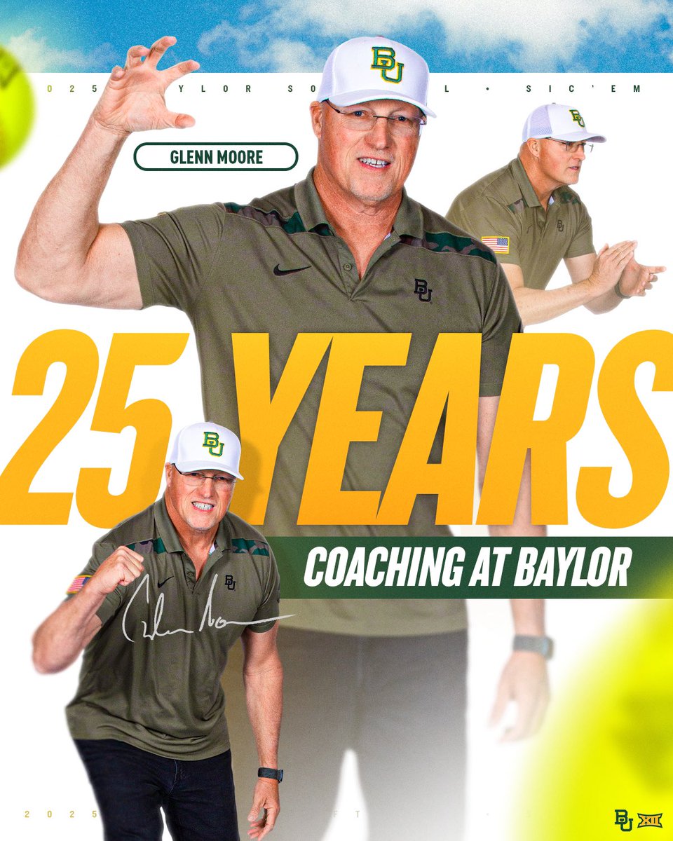 A quarter of a century at Baylor and plenty more to go 👏

Can’t wait for year No. 25 to kick off tomorrow!  

#SicEm | #andONE