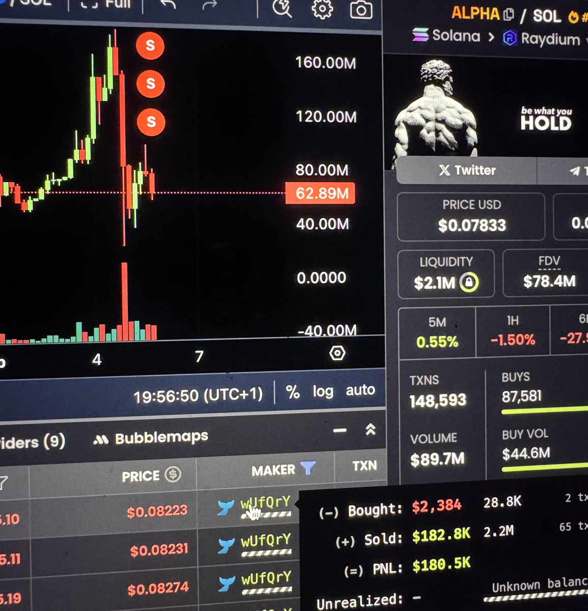 melfoy_work's tweet photo. Turned $2,384 into $180,500 with $ALPHA 😹

If you’re seeing this, interact—I might just transform your life. https://t.co/1yjgz4V6EF