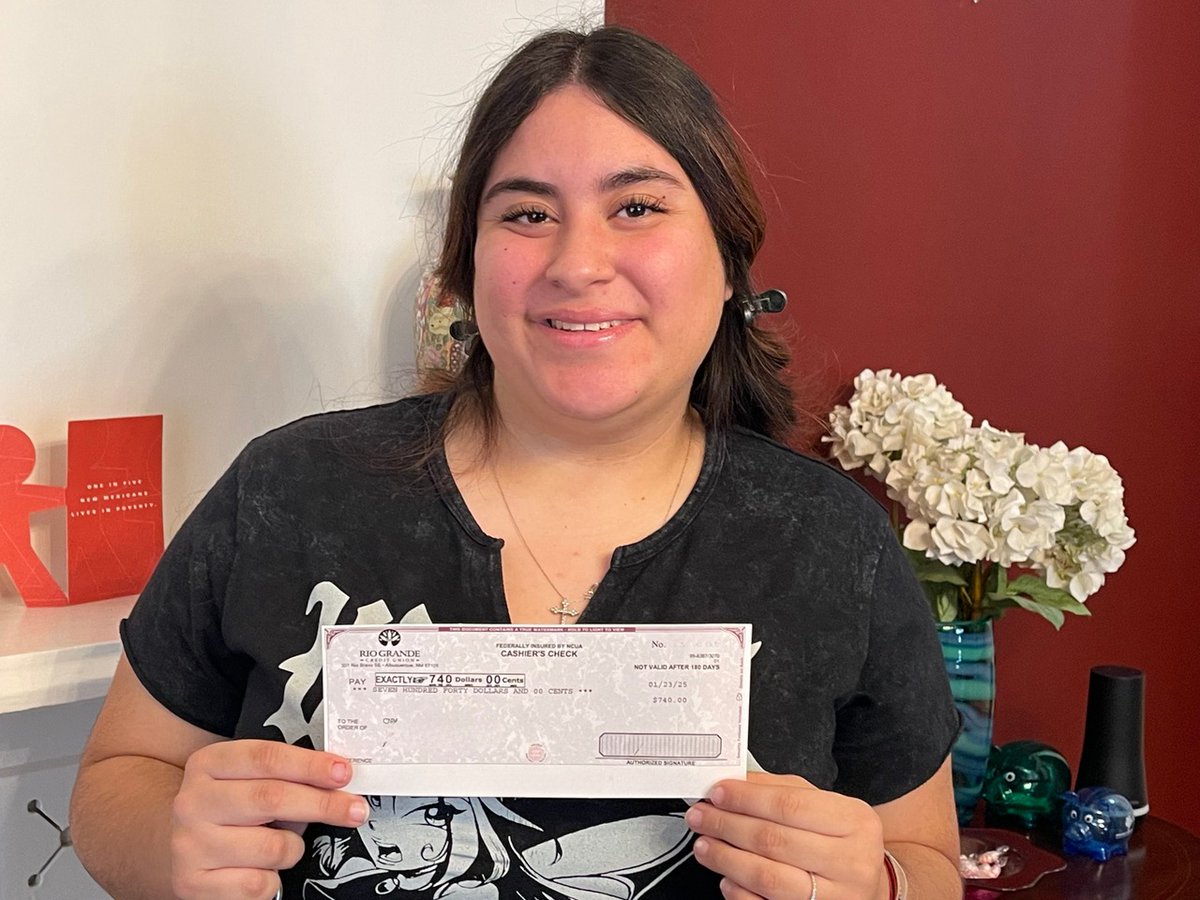 Congratulations to #ProsperityKids saver Ofelia F.! 🎉 She recently used part of her account to help fund her education at CNM, where she’s working toward becoming an EMT. Learn more about Prosperity Kids here: heyor.ca/GYAo8O