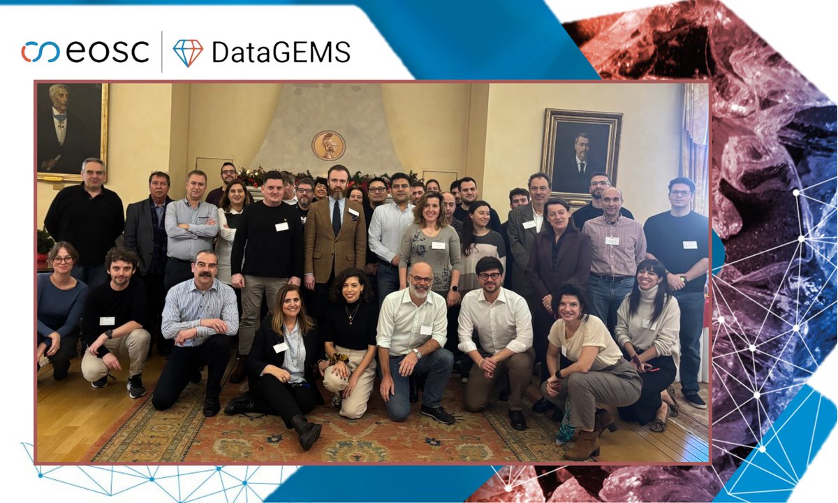 EOSC DataGEMS:  Data Discovery Platform with Generalized Exploratory, Management, and Search Capabilities started from 1.1.2025.
#HorizonEurope #EOSC #EOSCAssociation #DataGEMS #EOSCDataGEMS