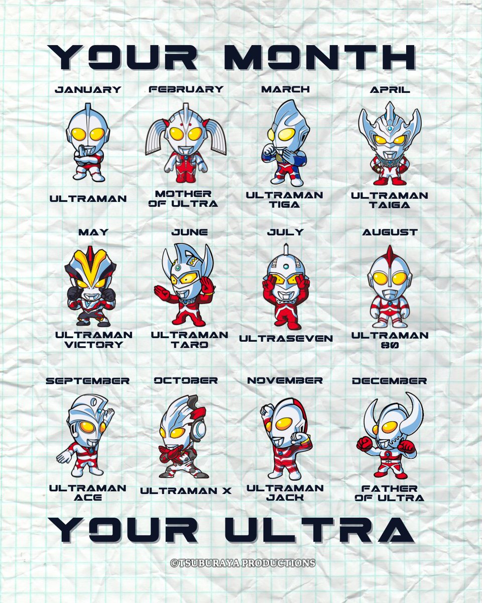 TsuburayaGlobal's tweet photo. Your Month = Your Ultra ✨
#Ultraman https://t.co/7ZaoYBCgIe