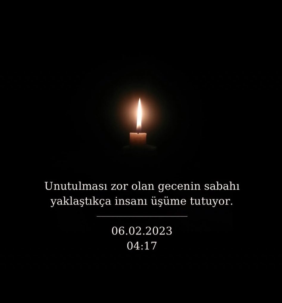 Unutmadık unutturmayacağız... #6subat2023