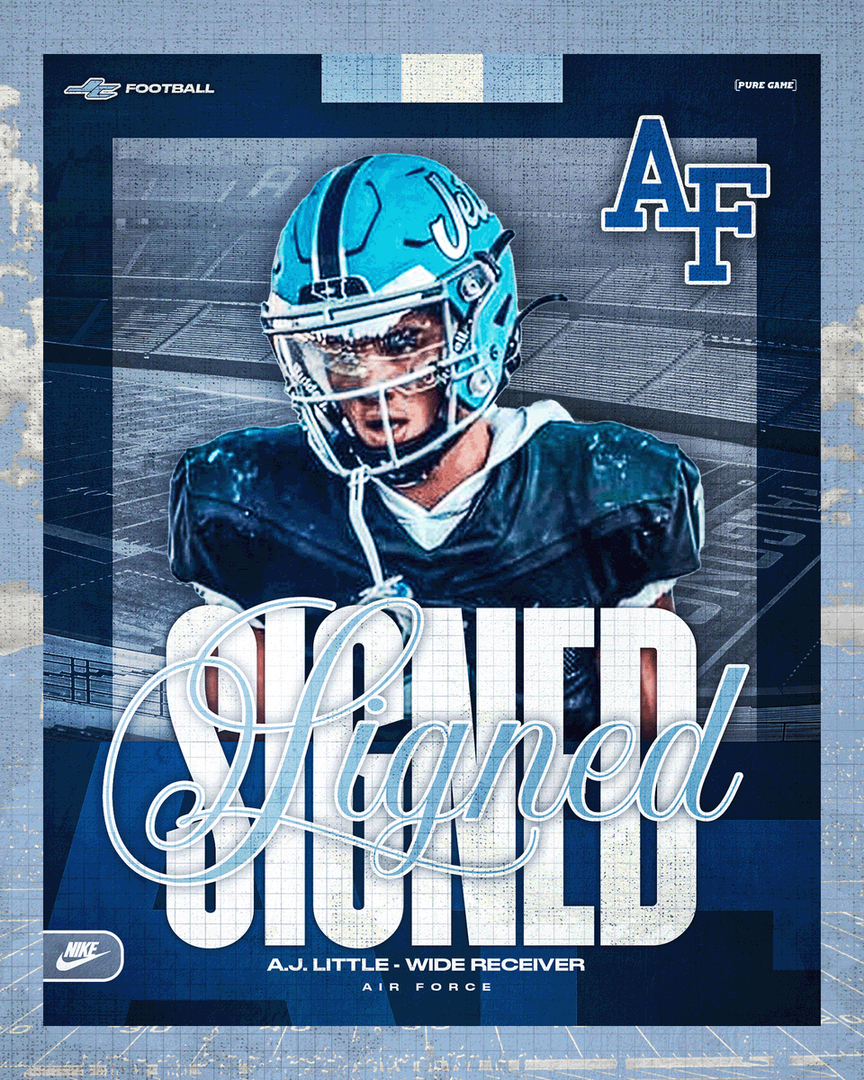 JCJetsFootball's tweet photo. Congratulations to Wide Receiver AJ Little for signing with Air Force Today!
@ajlittlee
@AF_Football
#BuiltOnCountyLine #NextLevelJets https://t.co/PDK0qyDcdZ