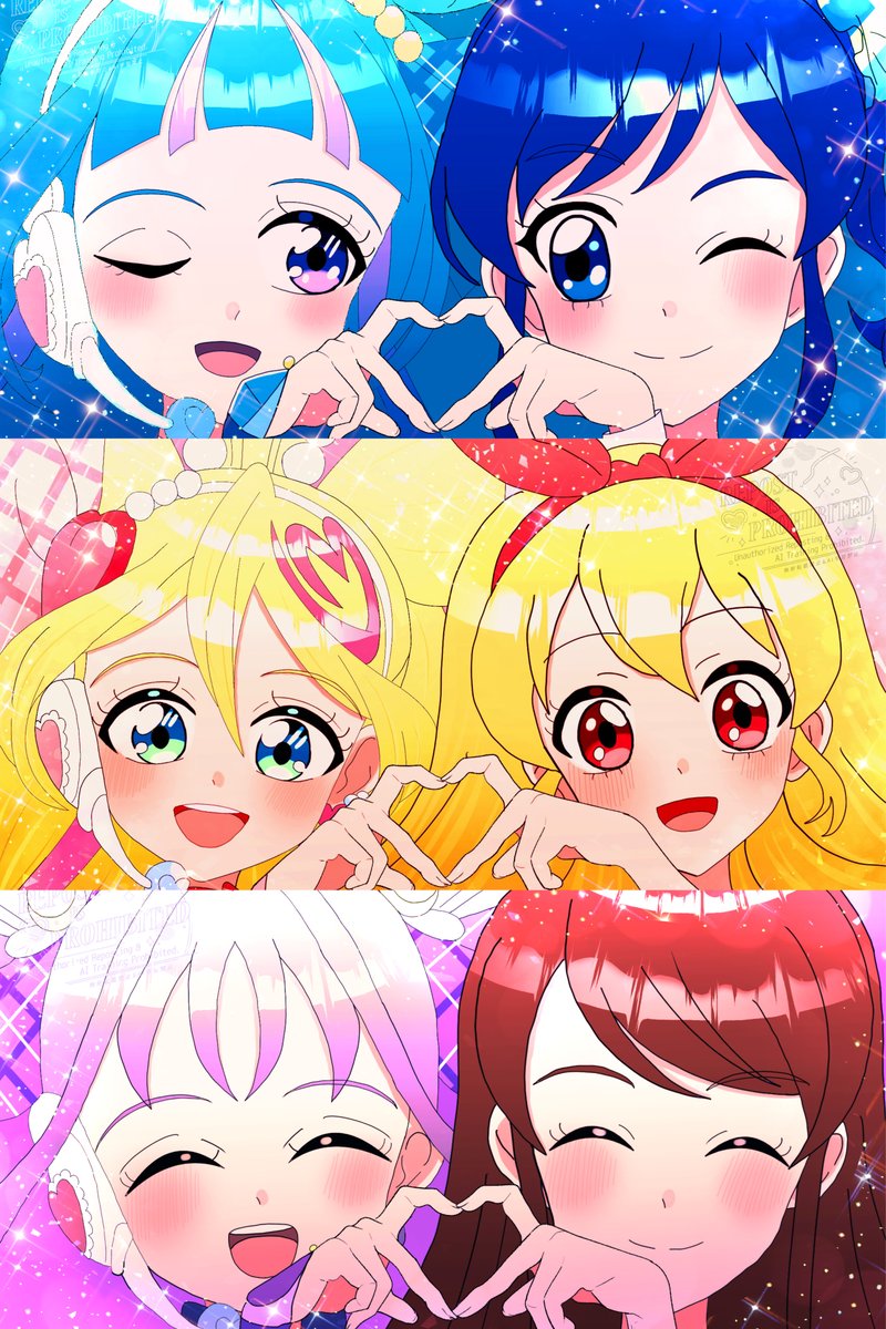 Cafeingo3030's tweet photo. キミプリ×アイカツ！
(※クロスオーバー) https://t.co/260bs2T5gW