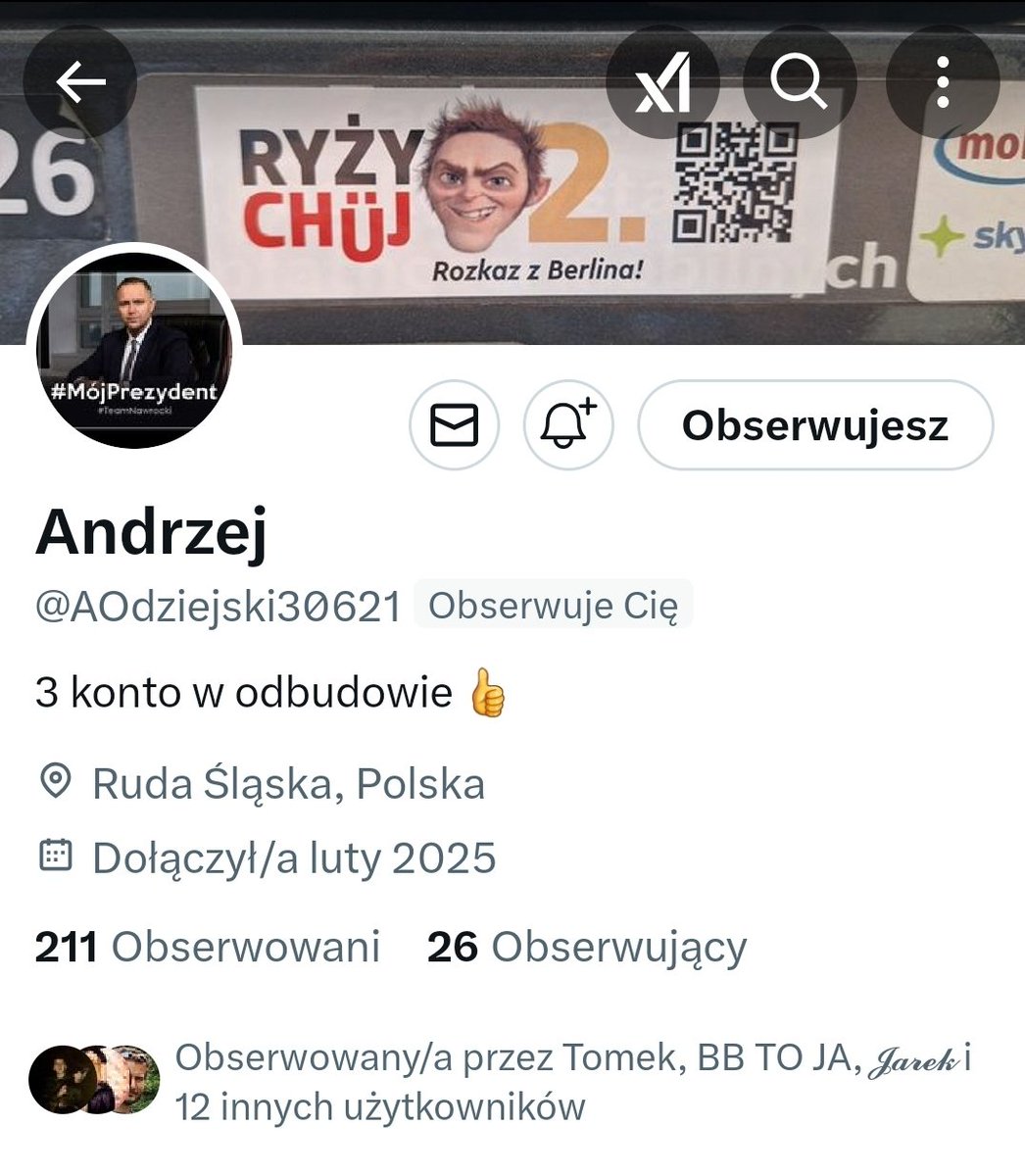 Margare23218071's tweet photo. Kochani jest robota📢
Konto koledze trza odbudować😊
@AOdziejski30621 
Andrzej liczy na nas😎👍😊 https://t.co/kWDcKMLVw6