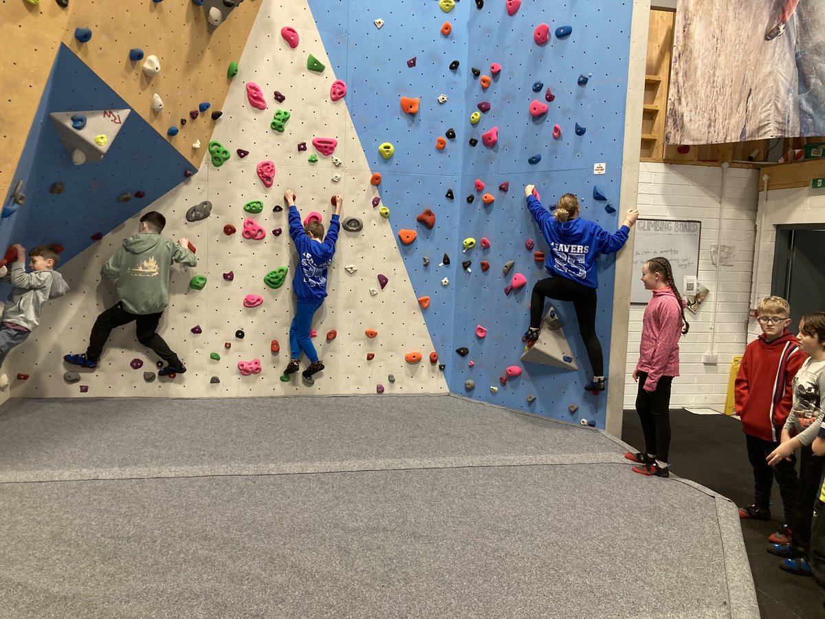 Busy day of climbing and crate stacking.