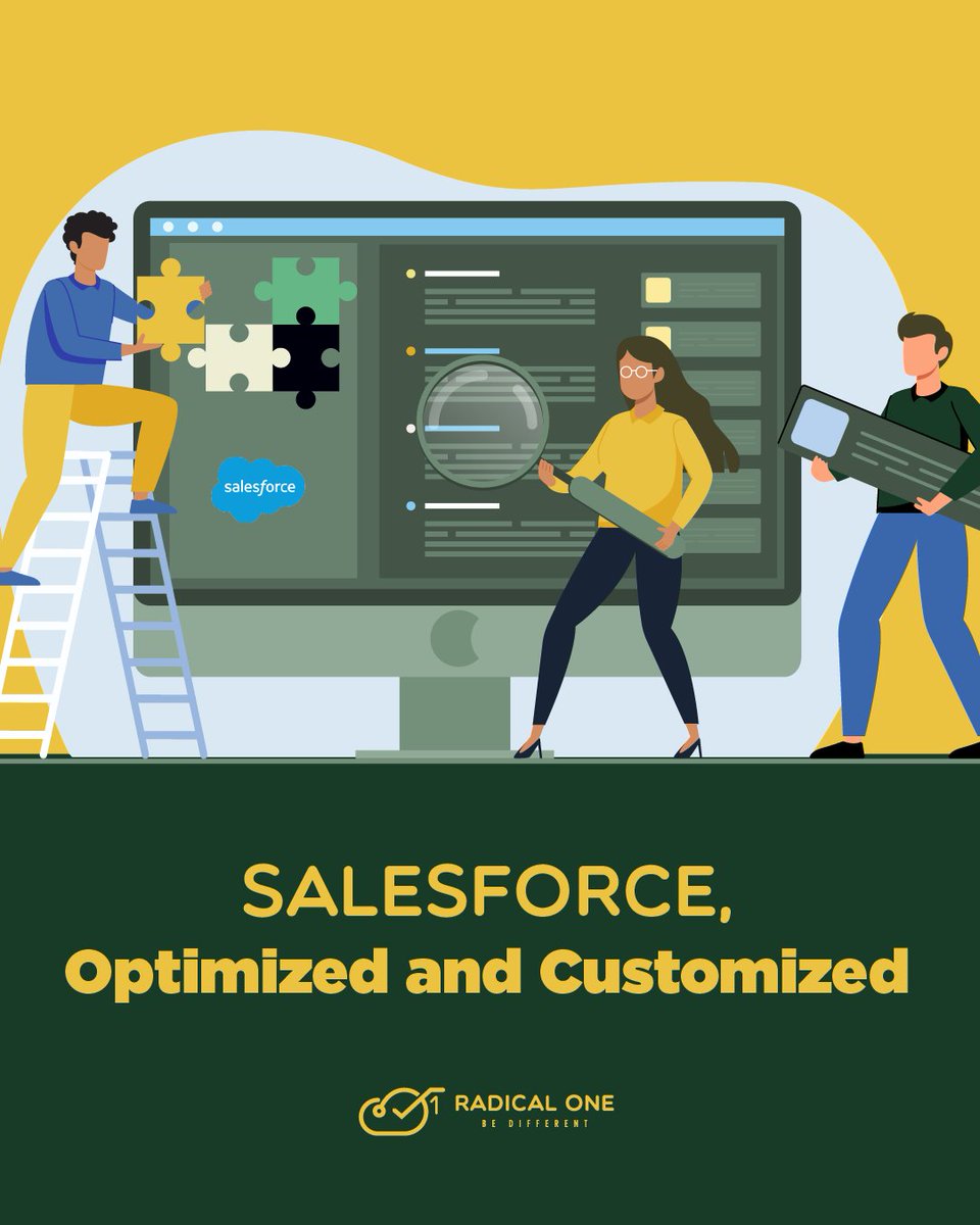 theradical1s's tweet image. 💼 Maximize Your Salesforce Potential!
Radical One is your partner in Salesforce optimization. Streamlined configurations, seamless integrations, and expert guidance—all aligned with your goals. 🚀
#SalesforceOptimization #RadicalOne #Customer360 #EfficientGrowth