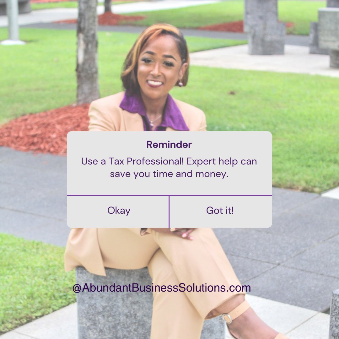 AbundantConsult's tweet image. Save time, reduce stress, and maximize your refund—let a tax professional handle it!

#TaxSmart #ExpertHelp #FileWithConfidence #abundantaxsolutions