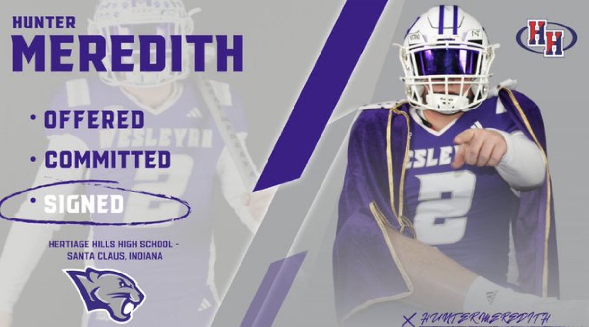 HunterM3232's tweet image. I am very excited to announce that I will be continuing my academic and athletic career at Kentucky Wesleyan College! I want to thank God, my family, and my coaches for their incredible support and belief in me throughout this journey. @CoachYoung41 @CoachFrase @kwc_football