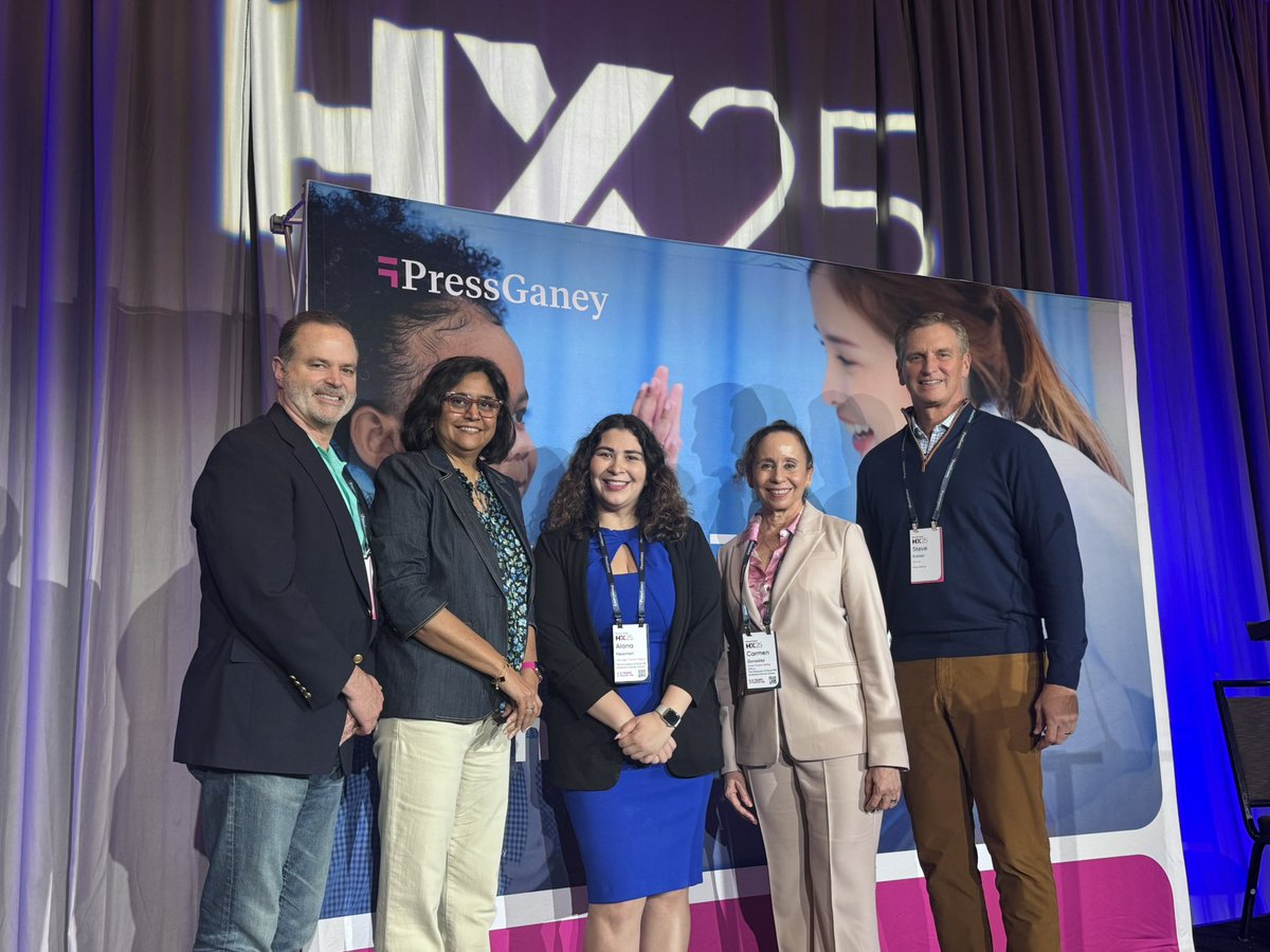 Thanks to Press Ganey for the opportunity to speak at HX25 about our Patient Safety Quality Officers Program! Great connecting with colleagues to share the engagement of physicians, APPs, and PharmDs as safety leaders. Proud of our progress and grateful to collaborate and learn!