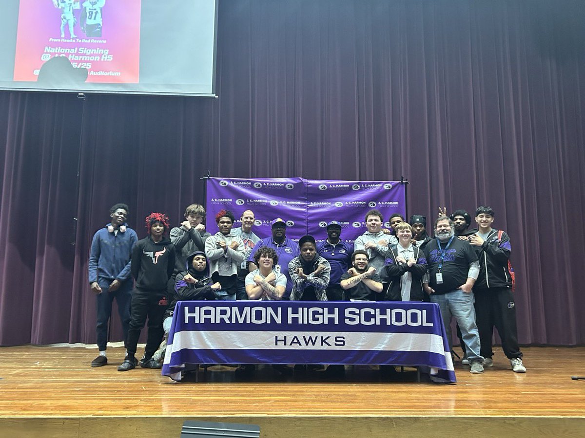 Coach Keith O'Neal M.Ed, MS (@coacho223) on Twitter photo Harmon Hawks 2025 National Signing Day
<a href="/HarmonAthletics/">J.C. Harmon Athletics</a> <a href="/jcharmonhigh/">JC Harmon High</a> <a href="/kckschools/">Kansas City, Kansas Public Schools</a> <a href="/KCKPSAthletics/">KCKPS District AD</a> Harmon Hawks 2025 National Signing Day
<a href="/HarmonAthletics/">J.C. Harmon Athletics</a> <a href="/jcharmonhigh/">JC Harmon High</a> <a href="/kckschools/">Kansas City, Kansas Public Schools</a> <a href="/KCKPSAthletics/">KCKPS District AD</a>