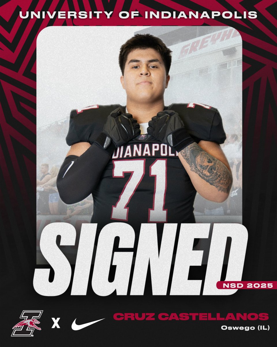 UIndy Football (@uindyfb) on Twitter photo Welcome 2โฃTheHound5โฃโผ๏ธ
๐ค <a href="/CruzCstllns/">Cruz Castellanos ๐ต๐ญ๐ฒ๐ฝ</a>
๐ Oswego (IL)
๐๏ธ tinyurl.com/3cbtew2d
#GoHounds | #TogetherWeWin Welcome 2โฃTheHound5โฃโผ๏ธ
๐ค <a href="/CruzCstllns/">Cruz Castellanos ๐ต๐ญ๐ฒ๐ฝ</a>
๐ Oswego (IL)
๐๏ธ tinyurl.com/3cbtew2d
#GoHounds | #TogetherWeWin