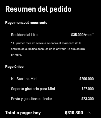 JOELSTARKWOLF's tweet photo. @Starlink COTIZAMOS Y EVALUAMOS https://t.co/I6stIQQjE4