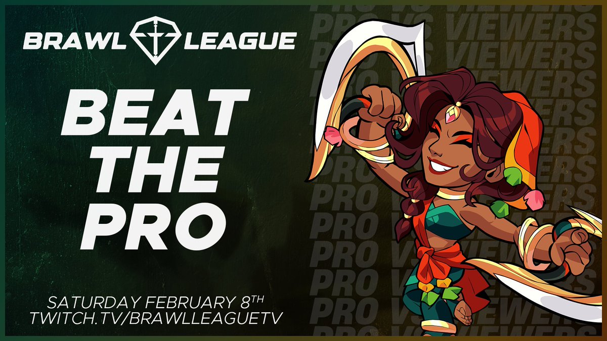 A new weapon, a new challenge💃

🏆Beat the pro this Saturday as we have guests <a href="/TPAcno/">acno?</a> and <a href="/Ra1n24/">Ra1n</a> joining us.

February 8th at 6pm GMT.
Live on Twitch.tv/BrawlLeagueTV 📺