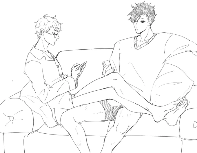 塗鴉小情侶uwu
#krtsk  #クロ月 #kurotsuki 