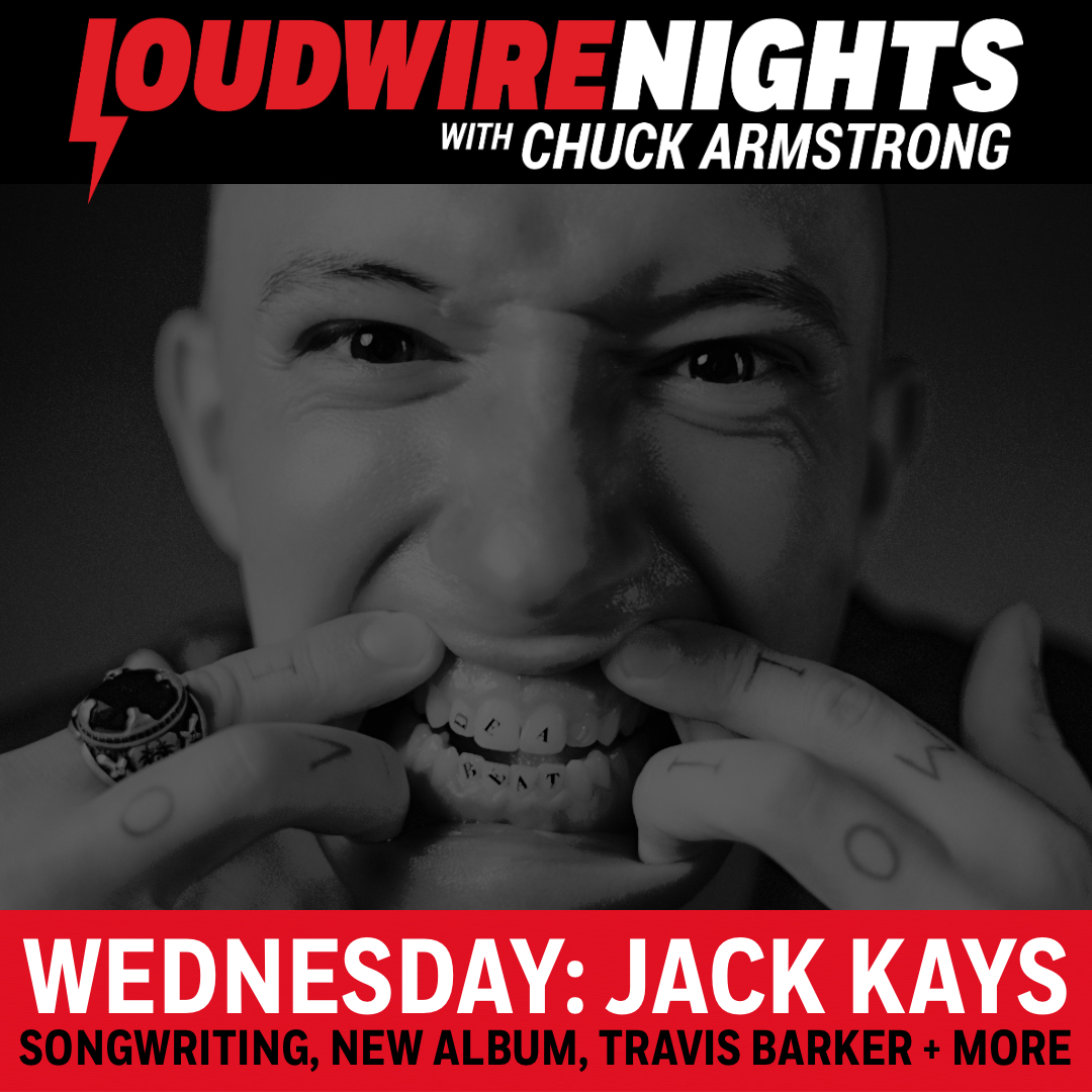 chuck_a's tweet photo. I'm ready to hang with Jack Kays tonight as we talk about his new album, new tour, friendship with @travisbarker and much, much more.

@Loudwire Nights kicks off at 7pm. See you soon.

https://t.co/L0XhuguDPJ https://t.co/jQFX6vXk4t