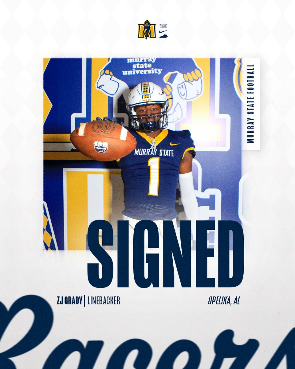 𝙒𝙚𝙡𝙘𝙤𝙢𝙚 𝙩𝙤 𝙩𝙝𝙚 𝙈𝙆𝙔 ✍️

🪪 <a href="/not__zj/">Zj Grady</a> 
 📏 6’1 // 205 lbs, Linebacker
📍 Opelika, AL

#GoRacers🏇