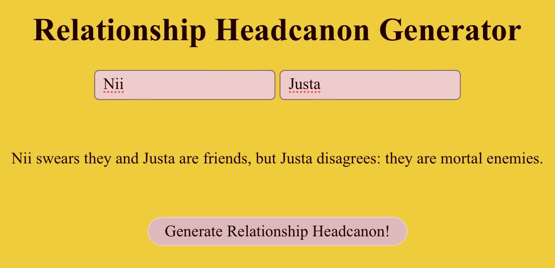 rafayelcutiee's tweet photo. CUTIESSSSS reply if I can play this generator with u akskksk it’s kinda fun (feels so 2010s) https://t.co/RqzYxckX3v