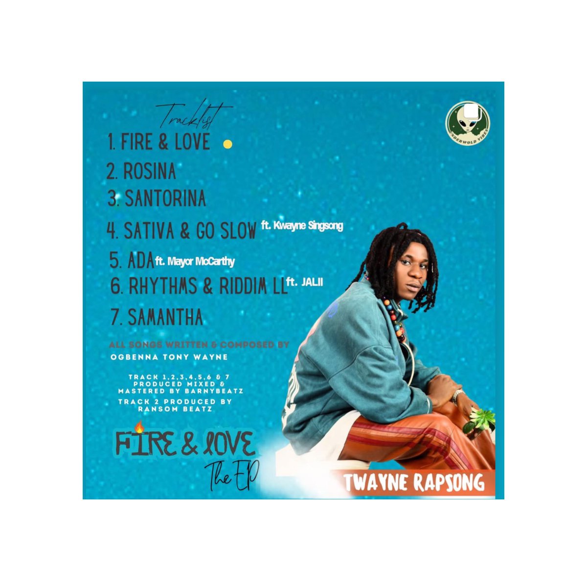 Twaynerapsong_'s tweet photo. “Fire &amp; Love• EP OutNow Tracks list 👇 

Link in my bio.🙏

#UnderWorldVibes 👽 https://t.co/KK0Yyc6J4u