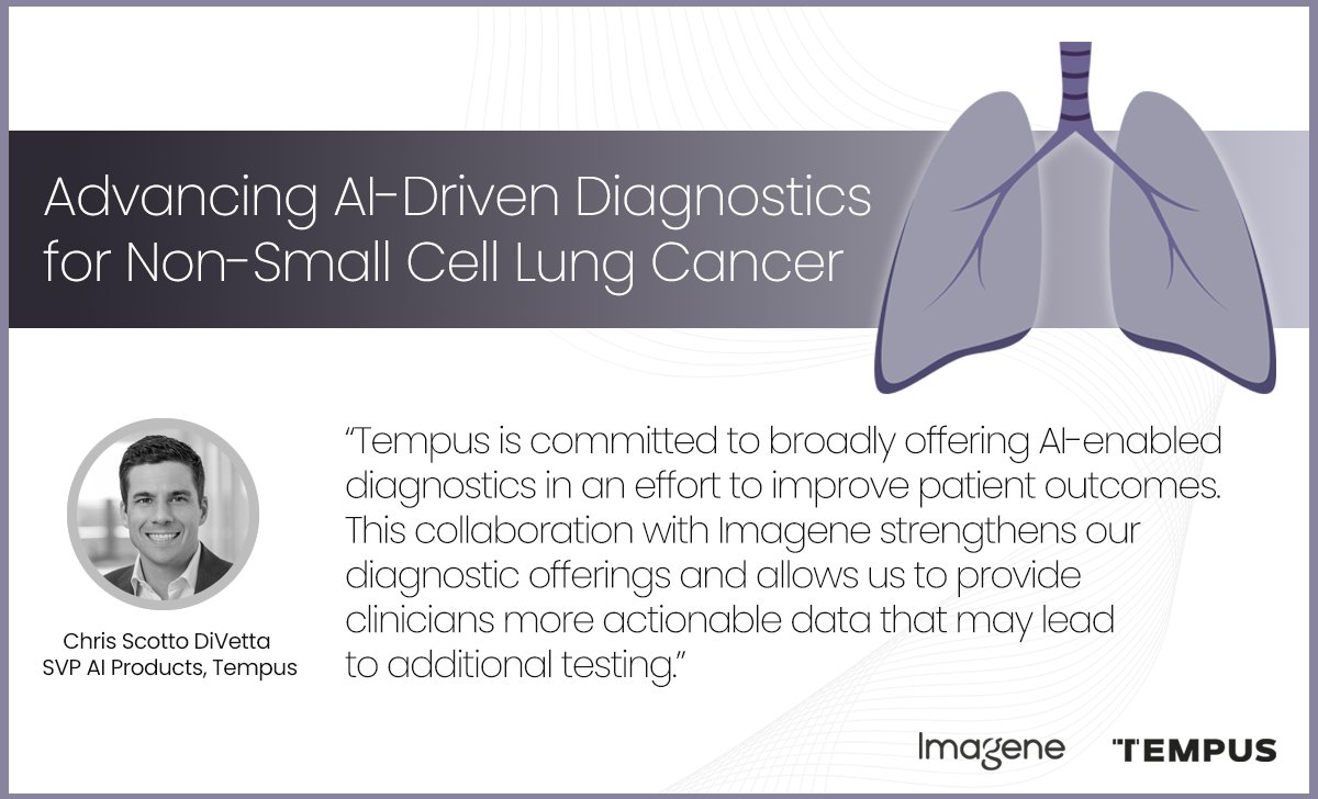 We are pleased to announce our collaboration with Tempus to advance AI-powered diagnostics for non-small cell lung cancer (NSCLC). newswire.com/news/imagene-a…
<a href="/TempusAI/">Tempus</a>
